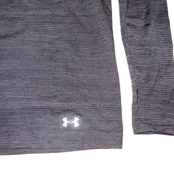 Women's Under Armour Gray Long Sleeve T-Shirt Size XS - Picture 3 of 5